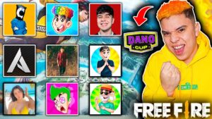GRAN TORNEO DE YOUTUBERS DE FREE FIRE *DANO CUP* Donato - ElChinoRB - Inachete - Corvi - y MAS