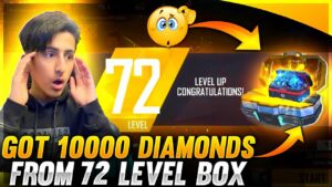 Got 100000 Diamonds From 72 Level box😱😱24 Hours Xp Push - Garena Free Fire