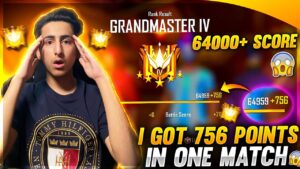 I Got 756 Points In One Match😱🤣- Garena Free Fire
