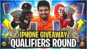 I PHONE GIVEAWAY QUALIFIERS DAY 1 - #JONTYGAMING - GARENA FREEFIRE BATTLEGROUND