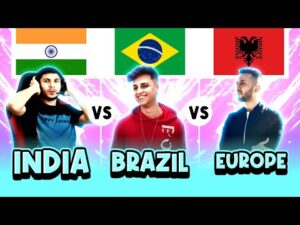 INDIA VS BRAZIL VS EUROPE SERVER 4 VS 4  || #nonstopgaming #vincenzo - FREE FIRE LIVE