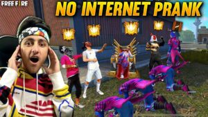 Joker Squad No Internet Prank 4 Vs 6 Best Clash Squad Match 🤯 Hacker Gameplay - Garena Free Fire