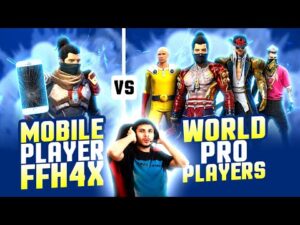 Mobile Player vs World Pro Players 🔥 - Garena Free Fire