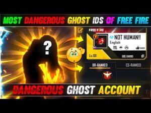 Most Dangerous Ghost IDs Of Garena Free Fire😱🔥 You Don't Know About