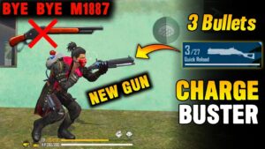 NEW CHARGE BUSTER GUN FREE FIRE | BYE BYE M1887 - GARENA FREE FIRE