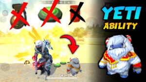 NEW YETI PET ABILITY TEST IN FREE FIRE | YETI PET SKILL - GARENA FREE FIRE