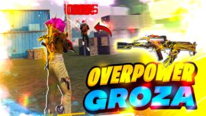 New Groza🔥 Golden Roar Skin Gameplay Good Or Bad ? - Garena Free Fire
