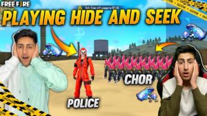 Playing Hide & Seek Finding These Criminal Chimkandis😂 Factory Roof Chor Police - Garena Free Fire
