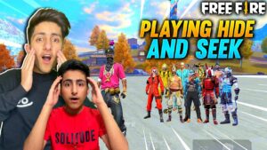 Playing Hide & Seek On Militia New Map With All Red Criminal 😂😂 - Garena Free Fire