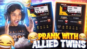 Prank With Allied Twins 😂 || Garena Free Fire