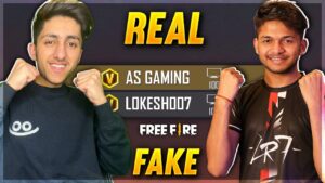 Real Lokesh Gamer And As Gaming Fake As Gaming 2 Vs 6 Clash Squad Gameplay 😂 - Garena Free Fire