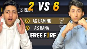 World Pro Player Challenge Me And My brother For 2 Vs 6🤯 100000 Diamond Challenge- Garena Free Fire