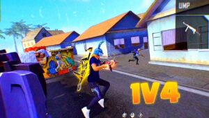 1 vs 4 #nonstopgaming 1 vs 4 #nonstopgaming | garena free fire