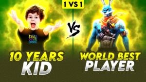 10 years Kid vs 🌎 Best Player ?  || 📱vs 🖥 - Garena Free Fire
