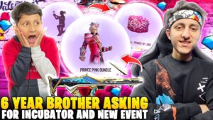 6 Year Brother Came To My House For New Incubator And Events 😍 10,000 Diamond 💎- Garena Free Fire