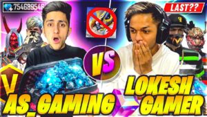A_s Gaming Vs Lokesh Gamer Last Match  Free Fire Banned😢- Garena Free Fire