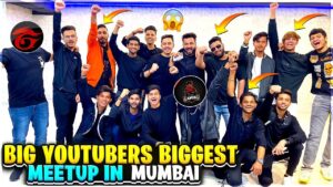 BIG YOUTUBERS BIGGEST MEETUP IN MUMBAI 😍 MUMBAI VLOG#1 || GARENA FREE FIRE