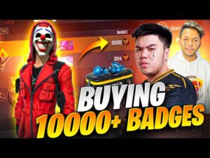 BUYING 10000+ BADGES🤯-GARENA FREE FIRE