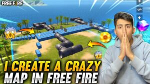 Creating A Crazy Map In Free Fire And Playing With Subscriber 1 Vs 4 - Garena Free Fire