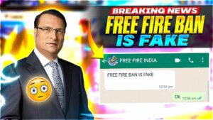 FREE FIRE BAN IS FAKE 😍😯 Garena Free Fire