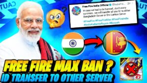 GARENA FREEFIRE MAX BANNED💔 | ID TRANSFER TO OTHER SERVER - GARENA FREEFIRE