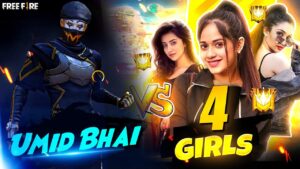 Girls Squad Vs Umid Bhai😱 Over Power || Funny Game -Garena Free Fire