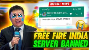 INDIA SERVER OFFICIALLY BANNED 💔 Garena Free Fire