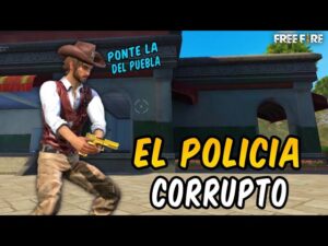 LA ROSA DE GARENA: EL POLICIA CORRUPTO DE BERMUDA 👮‍♂️ Free Fire Random | DanielYT