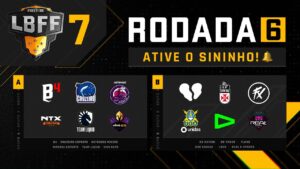 LBFF 7 - Rodada 6  - Grupos A e B | Free Fire