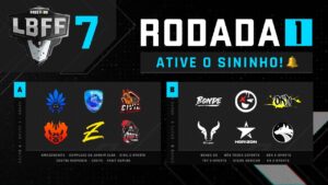 LBFF 7 Série B - Rodada 1 - Grupos A e B | Free Fire