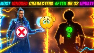 Most Ignored Characters After OB.32 Update😨🔥|| Garena Free Fire