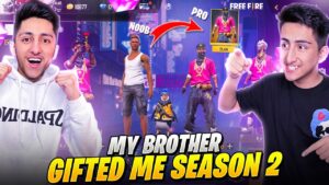 My Brother Gifted Me Season 2 😍Hip Hop Bundle Players Challenged Me For 1 Vs 4 - Garena Free Fire