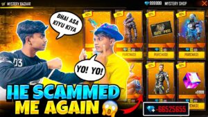 My Small Brother Scammed Me Again 😭 Money Waste - Garena Free Fire