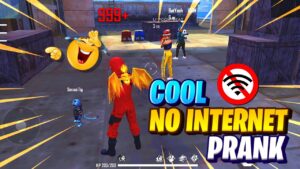 New No Internet Prank In Funny Custom Match Badge99 - Garena Free Fire