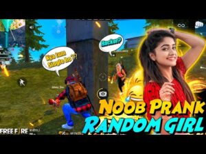 Noob Prank With Random Girl😂 || Funniest Video Ever || -Garena Free Fire