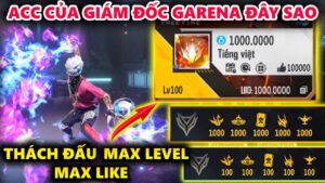 Tài Khoản Ma Quái Kì Lạ Vip Nhất Free Fire - Acc Của Giám Đốc Garena Chơi Đây Sao ?