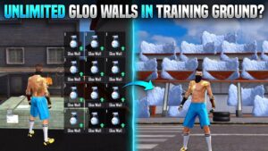 UNLIMITED GLOO WALLS IN TRAINING GROUND 😱 - GARENA FREE FIRE