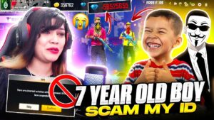 7 Year Boy Scam My ID || Leaving Free Fire || Garena Free Fire || Bindass Laila
