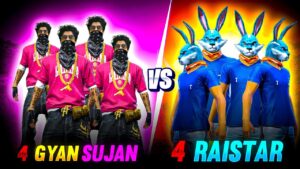 4 GyanSujan VS 4 Raistar Clash Squad - Garena Free Fire