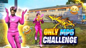 BTS Bundle Girl Funny Reaction😂 & Badge99 Mp5 Only Gameplay - Garena Free Fire