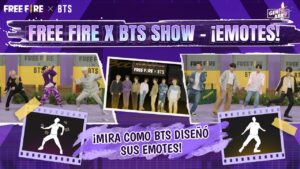 ¡BTS creó sus propios emotes! 🤩💜 - FreeFirexBTS | Garena Free Fire