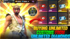 BUYING UNLIMITED CUSTOMS FROM UNLIMITED DIAMONDS 😱🔥|| GARENA FREE FIRE
