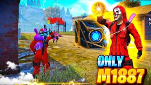 Badge99 & Bot Yash 32Kills Next Level Gameplay Only M1887 - Garena Free Fire