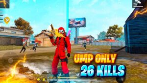 Badge99 & Deepak Gola Vs Pro Players Only UMP Overpowered Gameplay - Garena Free FIre