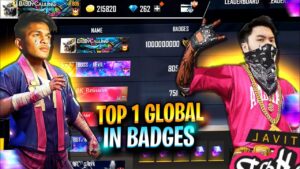 Buying 1000+ Badges for Global Top 1 - Garena Free Fire 😍