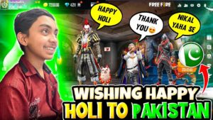 Celebrating Holi In Pakistan Server 😱 Funny Reaction 🤣 - Garena Free Fire