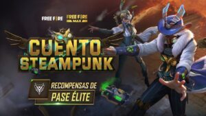 ¡Conoce las recompensas del nuevo Pase Élite Cuento Steampunk! 🎩⌚ | Garena Free Fire