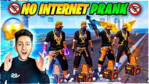 Crazy No Internet Prank Red Criminal Taking Revenge😱 - Garena Free Fire