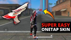 EASY ONETAP HEADSHOT DESERT EAGLE SKIN | METAL WINGS SKIN TEST - GARENA FREE FIRE