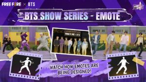 Free Fire X BTS Show Series - Emotes | Free Fire X BTS